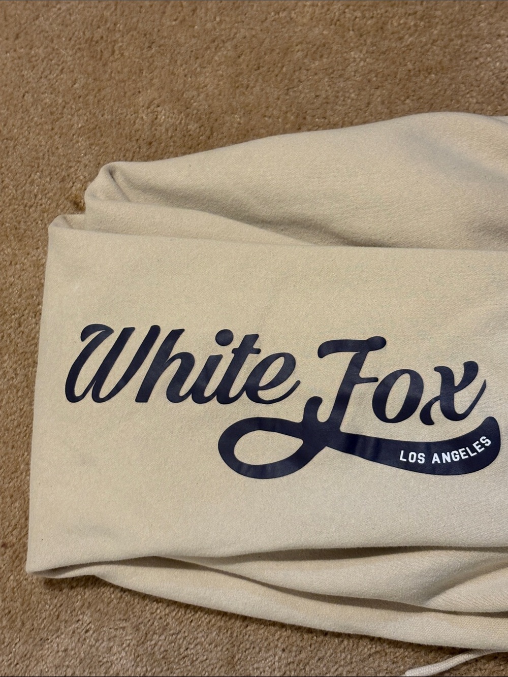 White Fox Sweatpants Size Large